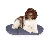 Ferplast - Cama para Perros y Gatos - Cojín para Perros Grandes - Colchón para Perros - Colchoneta para perreras y Coches - Relax, 78 x 50 CM, Beige