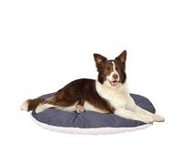 Ferplast - Cama para Perros y Gatos - Cojín para Perros Grandes - Colchón para Perros - Colchoneta para perreras y Coches - Relax, 85 x 55 CM, Beige