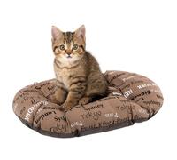 Ferplast - Cama para Perros y Gatos - Cojín para Perros pequeños - Colchón para Perros - Colchoneta para perreras y Coches - Relax, 43 x 30 CM, Marron