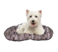 Ferplast - Cama para Perros y Gatos - Cojín para Perros pequeños - Colchón para Perros - Colchoneta para perreras y Coches - Relax, 55 x 36 CM, Marron