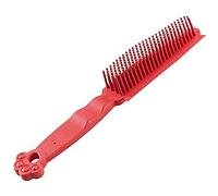 Ferplast 85941899 Cepillo de Goma para Perros Gro 5941, Peines de Dos Medidas Diferentes, óptimo para Animales de Pelo Corto, Medio y Largo, 4 x 4 x 27 Cm