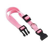 Ferplast Club C10/32 collar rosa de nylon para perros, ajustable de 23 a 32 cm, ancho 10 mm