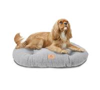 Ferplast Cojín Cama para Perros medianos y Gatos, Tejido sintético bouclé Lavable, Acolchado Suave, 65 x 42 x 4 cm. Gris
