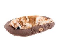 Ferplast Cojín Cama para Perros y Gatos Relax Microfleece 100/12 Suave Acolchado Lavable Micropolar Taupe