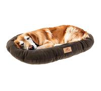 Ferplast Cojín Cama para Perros y Gatos Relax Microfleece 100/12 Suave Acolchado Lavable Micropolar Gris