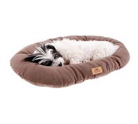 Ferplast Cojín Cama para Perros y Gatos Relax Microfleece 45/2 Suave Acolchado Lavable Micropolar Taupe