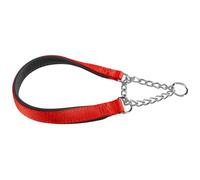 Ferplast Collar Perro Daytona, Collar Perros Pequeño, Collar de Nylon 45 cm, Acolchado, Collares Antitirones para Perros Collar de Entrenamiento. Rojo
