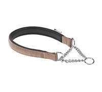 Ferplast Collar Perro Daytona, Collar Perros Pequeño, Collar de Nylon 45 cm, Acolchado, Collares Antitirones para Perros Collar de Entrenamiento. Marrón