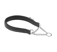 Ferplast Collar de Adiestramiento para Perros, Acolchado, Antitracción, Collar Perro Talla XL (Circunferencia del Cuello 50-60 cm), Negro.
