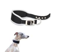 Ferplast Collar para Perros ERGOCOMFORT C15/33, Collar para Galgos, Acolchado Suave, Plata