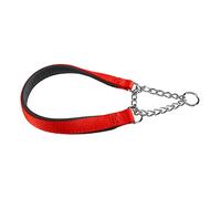 Ferplast Collar Perro Daytona, Collar para Perros Grandes, Collar de Nylon 60 cm, Acolchado, Collares Antitirones para Perros Collar de Entrenamiento. Rojo