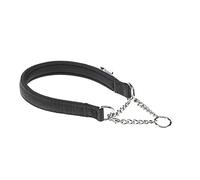 Ferplast Collar Perro Daytona, Collar para Perros Medianos/Grandes, Collar de Nylon 55 cm, Acolchado, Collares Antitirones para Perros Collar de Entrenamiento. Negro