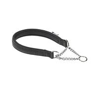 Ferplast Collar Perro Daytona, Collar Perros Pequeño, Collar de Nylon 40 cm, Acolchado, Collares Antitirones para Perros Collar de Entrenamiento. Negro