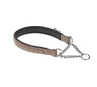 Ferplast Collar Perro Daytona, Collar Perros Pequeño, Collar de Nylon 40 cm, Acolchado, Collares Antitirones para Perros Collar de Entrenamiento. Marrón