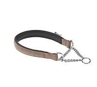 Ferplast Collar Perro Daytona, Collar Perros Pequeño, Collar de Nylon 45 cm, Acolchado, Collares Antitirones para Perros Collar de Entrenamiento. Marrón