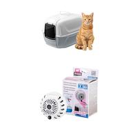 Ferplast Collare Cane Regolabile in Nylon Misura Collo 26-40 cm.+ Guinzaglio per Cani in Nylon 120 cm, Medium, Rosso