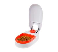 Ferplast Distribuidor De Comida Automático para Perros Y Gatos Cometa, Comedero 0.4 L con Temporizador, Antideslizante