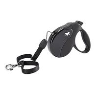 Ferplast - Correa Extensible para Perros Amigo Cord M, Cordón retráctil, 5 m, máx. 25 kg, Negro