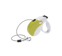 Ferplast - Correa Extensible para Perros Amigo Cord Mini, Cordón retráctil, 3 m, máx. 12 kg, Blanco