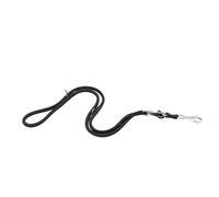 Ferplast Correa para Perros Sport, Correa de Entrenamiento, Fabricada en cordón de Nailon, con Doble mosquetón metálico, Longitud máxima Regulable 200 cm, Color Negro