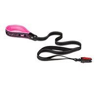 Ferplast Correa Perro Sport Dog Matic, Correa Perro Mediano, Mosquetón con Mecanismo magnético, Asa Acolchada, Costura Reflectante, Nylon, 120 cm, Rosa