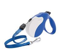 Ferplast - Correa retráctil para Perros Amigo Cord L, Cordón Enrollable, 5 m, máx. 50 kg, Azul Oscuro