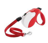 Ferplast - Correa retráctil para Perros Amigo Cord Long, Cordón Enrollable, 7 m, máx. 20 kg, Rojo