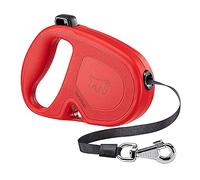 Ferplast Correa retráctil para Perros Grandes Flippy One Tape L, Correa Extensible 5 m, máx 50 kg, Rojo
