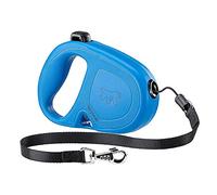 Ferplast Correa retráctil para Perros Mediano Grandes Flippy One Cord M, Cuerda Extensible 5 m, MAX 20 kg, Azul