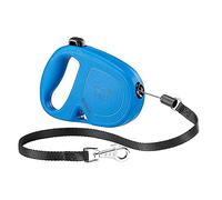 Ferplast Correa retráctil para Perros medianos Flippy One Cord S, Cuerda Extensible 4,5 m, máx 12 kg, Azul