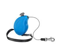Ferplast Correa retráctil para Perros pequeños Flippy One Cord Mini, Cuerda Extensible 3 m, MAX 8 kg, Azul