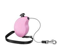 Ferplast Correa retráctil para Perros pequeños Flippy One Cord Mini, Cuerda Extensible 3 m, MAX 8 kg, Rosa