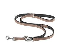 Ferplast Correa para perros pequeños Daytona GA15 200 cm Asa acolchada Mosquetón metálico Marrón