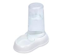 Ferplast Dispensador de Comida o Agua para Perro y Gato Comedero para Alimentos Secos 1,5 litros Agua, Fondo Antideslizante, 16,5 x 25 x h 24,5 cm Blanco