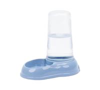 Ferplast Dispensador de Comida o Agua para Perro y Gato Comedero para Alimentos Secos 1,5 litros Agua, Fondo Antideslizante, 16,5 x 25 x h 24,5 cm, Azul