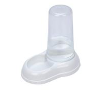 Ferplast Dispensador de Comida o Agua para Perro y Gato Comedero seco Agua 0,6 litros, Fondo Antideslizante, 12,5 x 19 x h 19,5 cm, Blanco