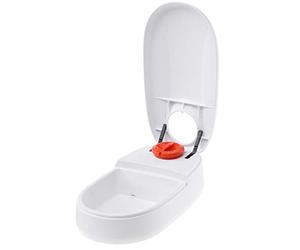 Ferplast Distribuidor De Comida Automático para Perros Y Gatos Cometa, Comedero 0.4 L con Temporizador, Antideslizante