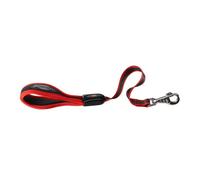 Ferplast ERGOCOMFORT GM25/55 Correa Corta para Perros de Nylon, Mango ergonómico, Acolchado Suave, Largo 55 cm x 2,5 cm, Rojo