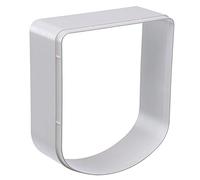 Ferplast Estensione per portina per cani piccoli gatti Gattaiola Porta basculante SWING 3 e 5 EXTENSION, 16,3 x 5 x h 18,4 cm - Profondità 5 cm, Bianco