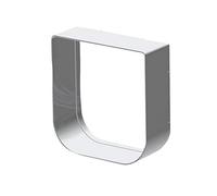 Ferplast Extensión para Puerta para Gatos, Gatera con Microchip, Puerta basculante Swing Microchip Extension, 22,5 x 16,2 x h 25,2 cm - Profundidad 5 cm, Blanco