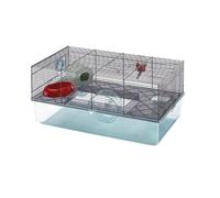 Ferplast Jaula para hámsteres FAVOLA, Pequeños roedores, Plástico robusto y metal, Accesorios incluidos