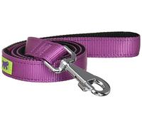Ferplast Feplast 75174919 Correa para Perros Dual G25/110 Colours, Robusto Nailon, 25 Mm x L 110 Cm Violeta