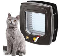 Swing 7 - puerta marrÓn con cerradura magnÉtica