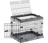 Ferplast jaula de transporte superior negro para perros