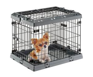 Ferplast jaula plegable gris para mascotas