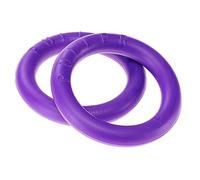 Ferplast Juguete Perro, Anillo de Entrenamiento Perros para Masticar, Correr, Saltar, Disparar, Robusto, No Tóxico, Puller Midi, Juegos para Perros Pequeños y Medianos, Juego 2 Anillos de Fitness