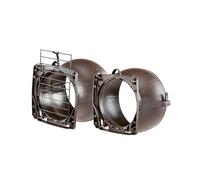 Ferplast Kit de conexión Universal para túneles y hábitats para Conejos, cobayas y Hurones Metro - Adaptable a jaulas y casetas Metrò Ø27×22 cm