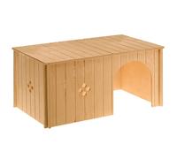 Feplast Casita para Conejos Sin Maxi, Conejos Aries, en Madera FSC, Entrada Frontal, Orificios para Ventilación 2990 g