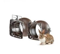 Ferplast Metro' Junction Kit de 2 Conexiones universales para túneles y hábitats de Conejos Metro' - Adaptable a jaulas y Casas Metrò Ø27×22 cm