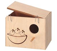 Ferplast Nido para Pájaros, Casas para pájaros, Casa en Madera FSC para Pájaros, Decoración de Exterior
